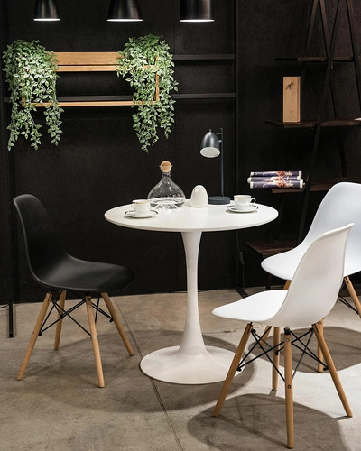 Jídelní stůl Simplet Skinny bílý 90 cm Outlet