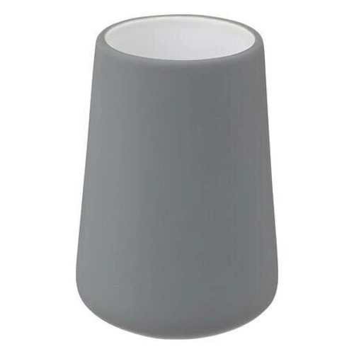 Keramický šedý kelímek na zubní kartáčky Colors moderní do koupelny 5five