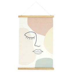 Nástěnná dekorace Kakemono Arty pastelová moderní ozdoba na zeď do obývacího pokoje 60x40 cm