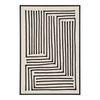 Dekorativní obraz Lipari No.3 60x90 černo‑béžový do obývacího pokoje