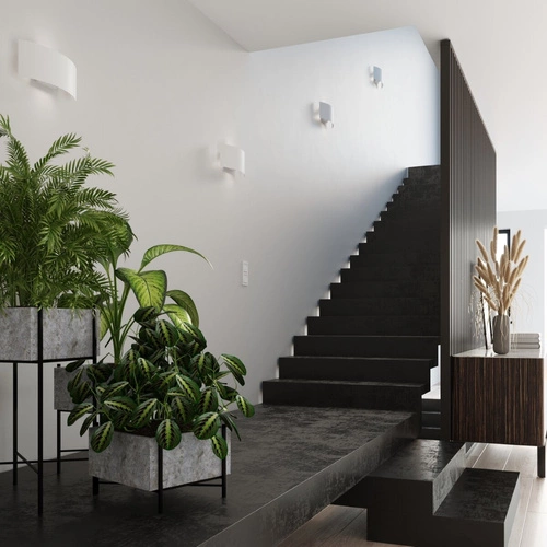 Nástěnné svítidlo Magnus bílé moderní kovové do obýváku a ložnice