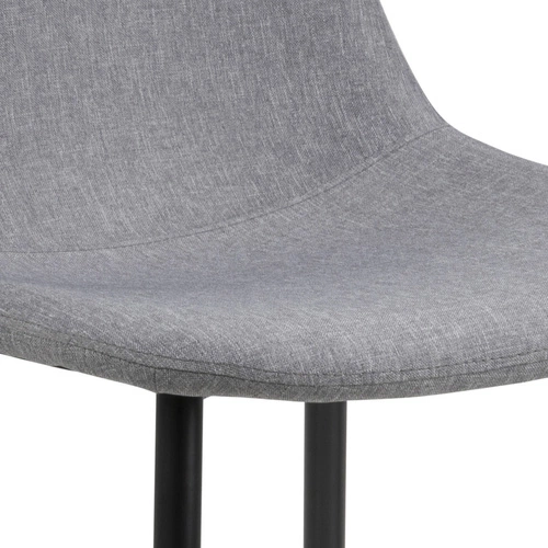 Čalouněná jídelní židle Wilma Actona moderní šedá s černými nohami