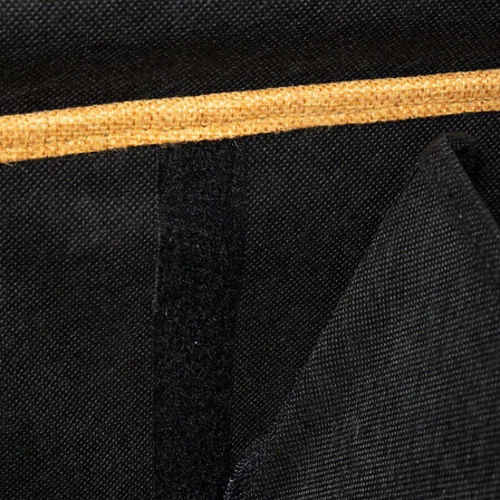 Skládací dvoukomorový koš na prádlo Colorama 74l klasický do koupelny hořčicový 5five