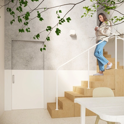 Keramická nástěnná lampa NESTA bílá moderní do obýváku a ložnice Sollux Lighting