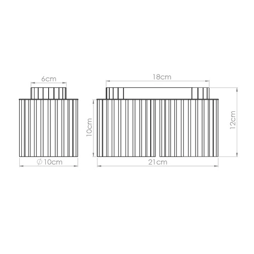 Moderní stropní svítidlo AURA 2 olivově zelené GU10 do obýváku a kuchyně
