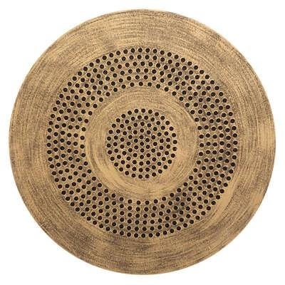 Sada 2 kulatých konferenčních stolků Etnik loft zlatá černá do obýváku Atmosphera