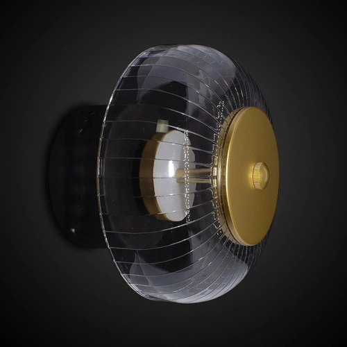 Stropní LED svítidlo Vitrum CW kulaté černé glamour do obýváku a ložnice ALTAVOLA DESIGN