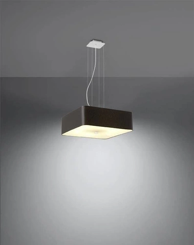 Moderní černý lustr Lokko 45 cm do obýváku a jídelny závěsné svítidlo 5 ramen