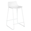 Židle barová Otac 66cm bílý Výprodej