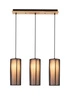 Závěsné svítidlo Kioto 3 120 mm černé