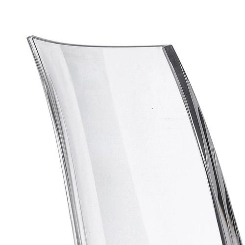 Průhledná jídelní a zahradní židle SCAB Design moderní stohovatelná z plastu