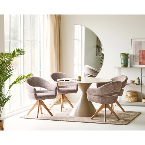 Půlkruhové dekorativní zrcadlo Paola 80x160 cm do předsíně House Nordic