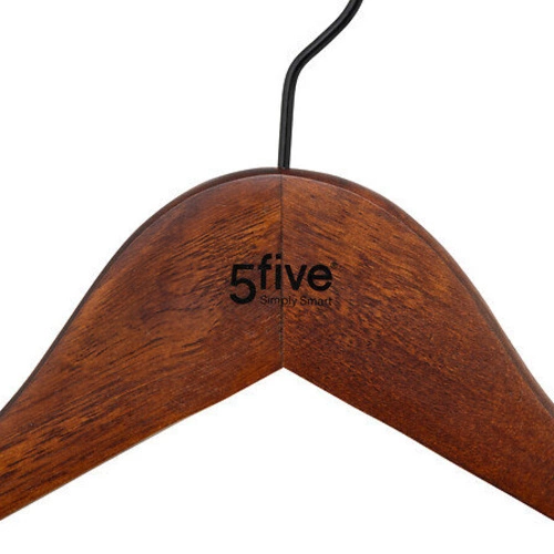 5five simply smart sada 2 dřevěných otočných ramínek do skříně v industriálním stylu