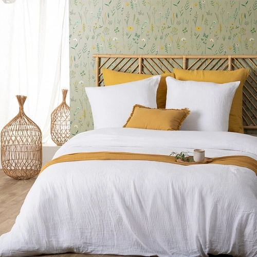 Bavlněné povlečení Origines Atmosphera 240x220 bílá, tuftované, do ložnice, Oeko-Tex