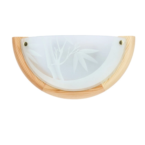 Stropní svítidlo standard Bambus 0,5 dřevo 1x60 w E27 borovice