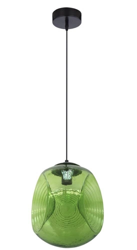 Závěsná lampa Club 28 1x60W E27 zelená