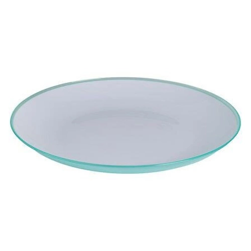 Jídelní talíř Aura šedý 25 cm kulatý plastový do jídelny 5five do myčky