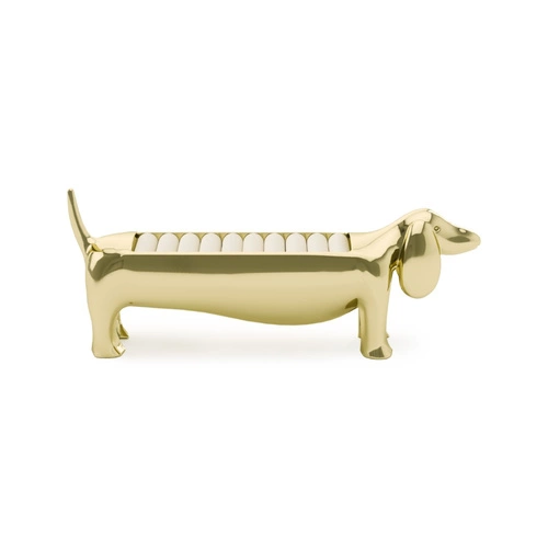 Umbra Dachsie zlatý kovový stojánek na prsteny dekorativní do ložnice