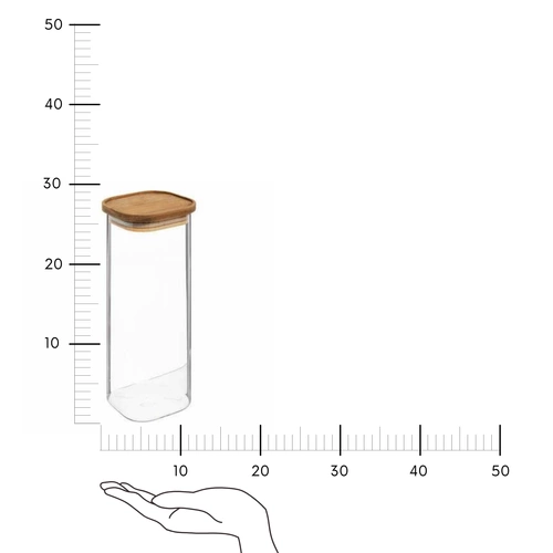 Skleněná dóza Hermet