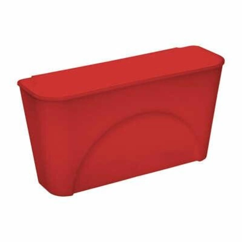 Myčka nádobí chrom/červená