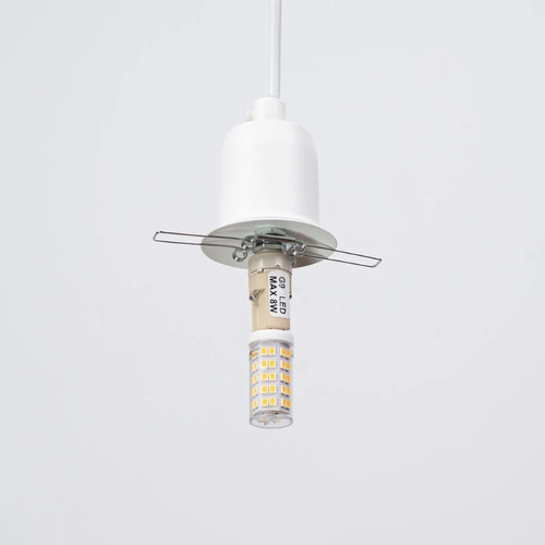 Závěsné svítidlo koule HYPERION 3P bílá moderní, výškově nastavitelné do obýváku a jídelny