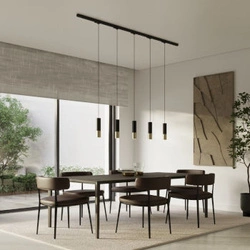 Závěsné svítidlo, 5bodový, 3fázový kolejnicový systém, LOOPEZ