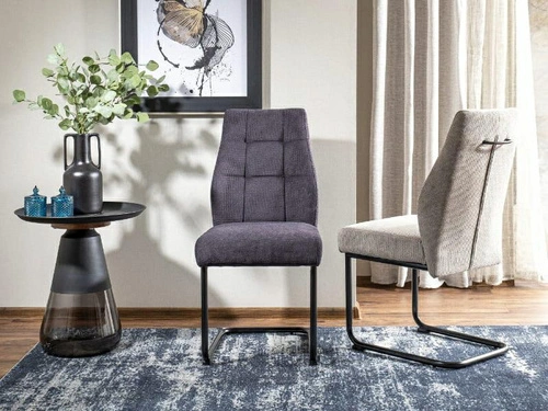 Konferenční stolek Cocco 50 cm kulatý černý moderní do obýváku