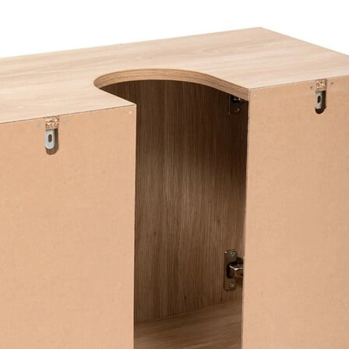 Koupelnová skříňka pod umyvadlo Abana přírodní dub 60 cm klasický skandinávský styl 5five