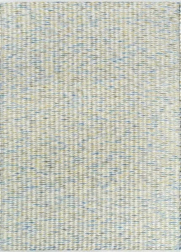Moderní vlněný obdélníkový koberec do obýváku Grain 160x230 cm žluto-modrý Carpets&More