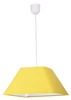Žluté závěsné svítidlo Robin 35 moderní do obýváku a jídelny z textilu nad stůl