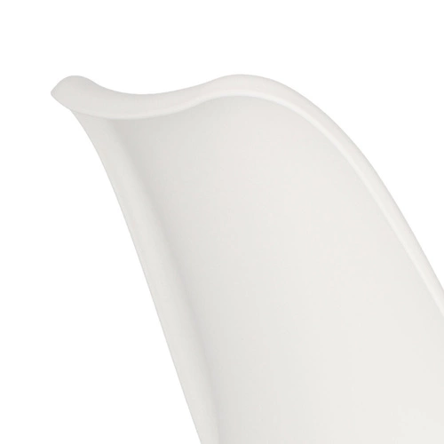 Jídelní židle Eris Actona bílá moderní z plastu snadno čistitelná