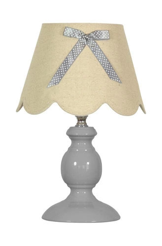 Stolní lampa Whilma 1x40W E14 šedá