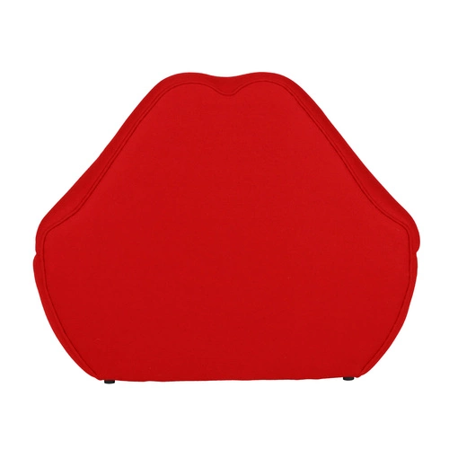 Relaxační křeslo Usta 1 červené vlněné do obýváku moderní inspirované Kiss Bocca