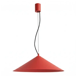 Závěsné svítidlo FINT červené LED nastavitelné do obývacího pokoje moderní
