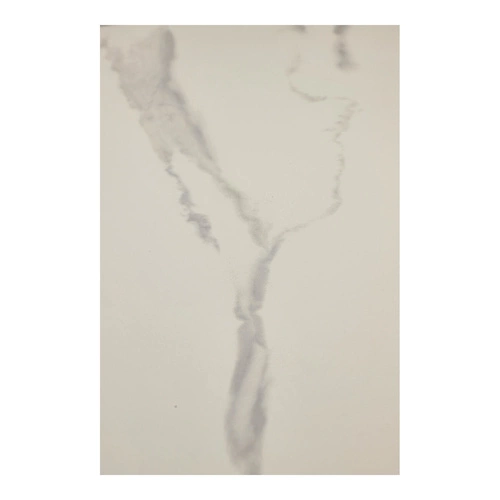 Jídelní kulatý stůl Simplet Skinny Premium Stone bílý mramor moderní na jedné noze 90 cm