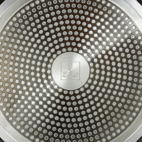 Hliníková lívaneční pánev kovaná 28 cm černá