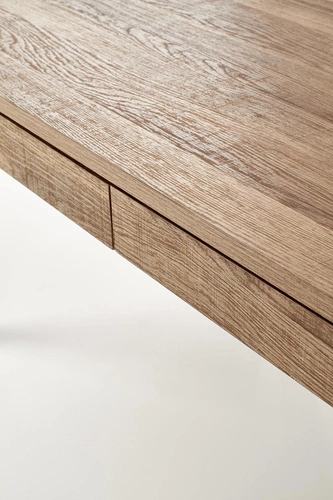 Konferenční stolek Elbait obdélníkový loftový ořech medový s policí do obýváku Intesi