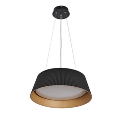 Závěsné svítidlo Umbria černé dřevo 1x24W LED difuzor bílý