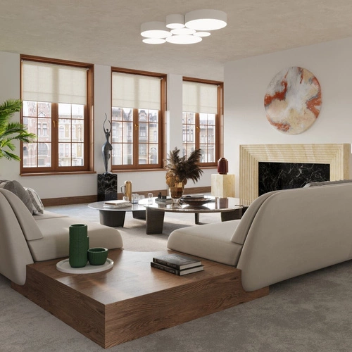 ARENA 45 závěsná lampa bílá