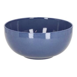 Keramická miska na polévku a salát Gomera 25 cm modrá kulatá Intesi