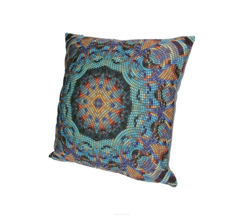 Dekorační sametový polštář Hypno antialergenní do obýváku a ložnice multicolor