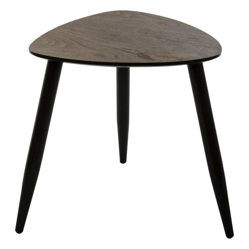 Sada 2 konferenčních stolků Mileo S ořech dřevo do obýváku vysoký loft Atmosphera