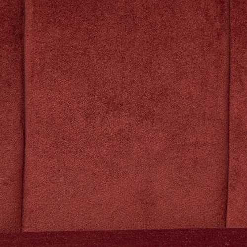 Čalouněná lavice s opěrkou Naova sametová terakota do obýváku a ložnice Atmosphera