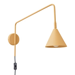 Nástěnné svítidlo NOX zlaté moderní kovové do ložnice a obýváku SOLLUX LIGHTING 61 cm