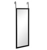 Závěsné zrcadlo na dveře 34x94cm černé