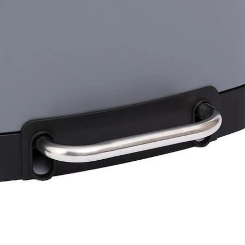 Kuchyňský kovový odpadkový koš Ariane 30 l šedý moderní s pedálem 5five