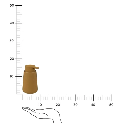 Dávkovač na mýdlo Colors pískový v češtině