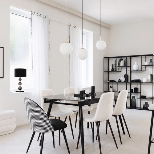 Závěsné skleněné svítidlo koule Dris zlaté do obýváku a ložnice Atmosphera 20 cm