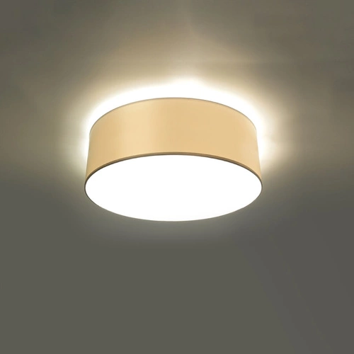 Stropní svítidlo ARENA 25 bílá moderní kulatá do obýváku kuchyně nebo ložnice PVC