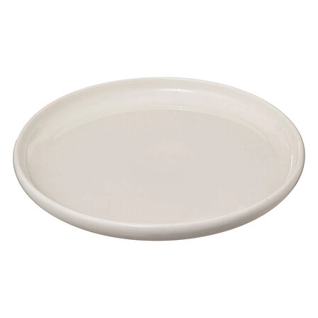 Dezertní talíř Nora kulatý keramický bílý 21 cm do jídelny vhodný do myčky